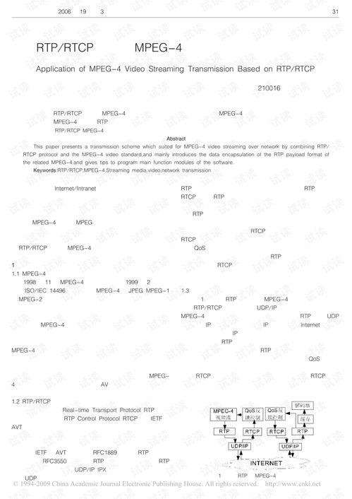 视频流协议,技术原理与应用解析